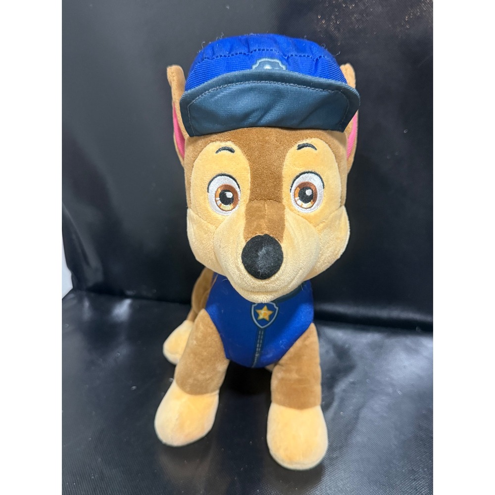 Spin Master Paw Patrol Chase Plush Police Dog Blue Uniform Stuffed Animal Toy